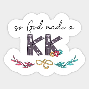 So God Made A Kk Happy Mother's Day Sticker